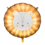 Gold Stripe White Lion Foil Balloon, 22in