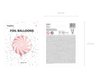 Pink Candy Foil Balloon, 14in