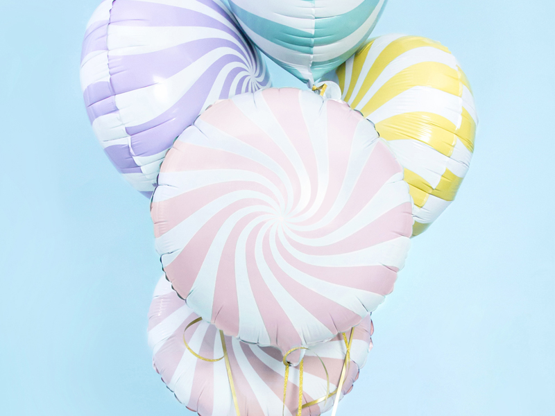 Pink Candy Foil Balloon, 14in