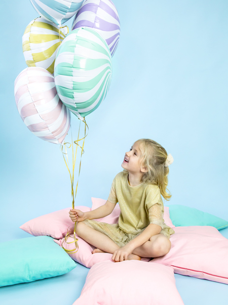 Pink Candy Foil Balloon, 14in