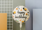 Construction Vehicles "Happy Birthday" Foil Balloon, 15in