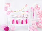 Pink "It's A Girl" Gender Reveal Heart Foil Balloon, 18in