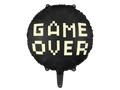 Black Gamer "Game Over" Foil Balloon, 17in