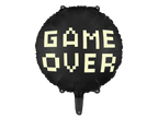 Black Gamer "Game Over" Foil Balloon, 17in