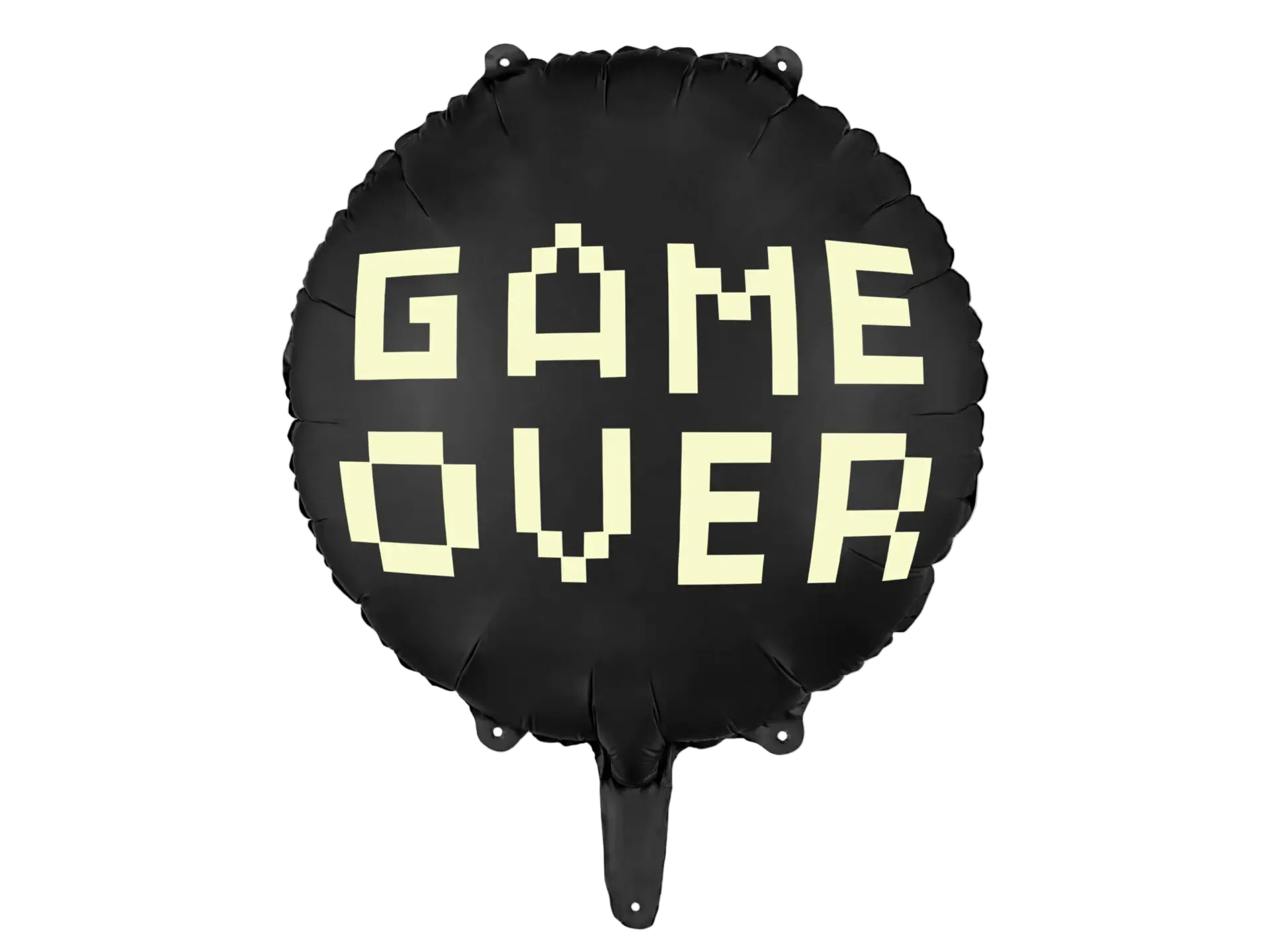 Black Gamer "Game Over" Foil Balloon, 17in