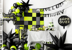 Black Gamer "Game Over" Foil Balloon, 17in