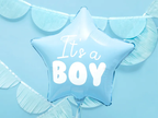 Blue It's A Boy Star Foil Balloon, 19in