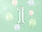 Green Number 1 Foil Balloon, 28in