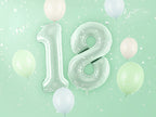 Green Number 1 Foil Balloon, 28in