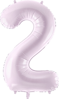 Purple Number 2  Foil Balloon, 28in