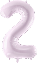 Purple Number 2  Foil Balloon, 28in