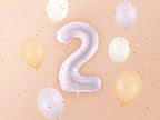 Purple Number 2  Foil Balloon, 28in