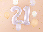 Purple Number 2  Foil Balloon, 28in
