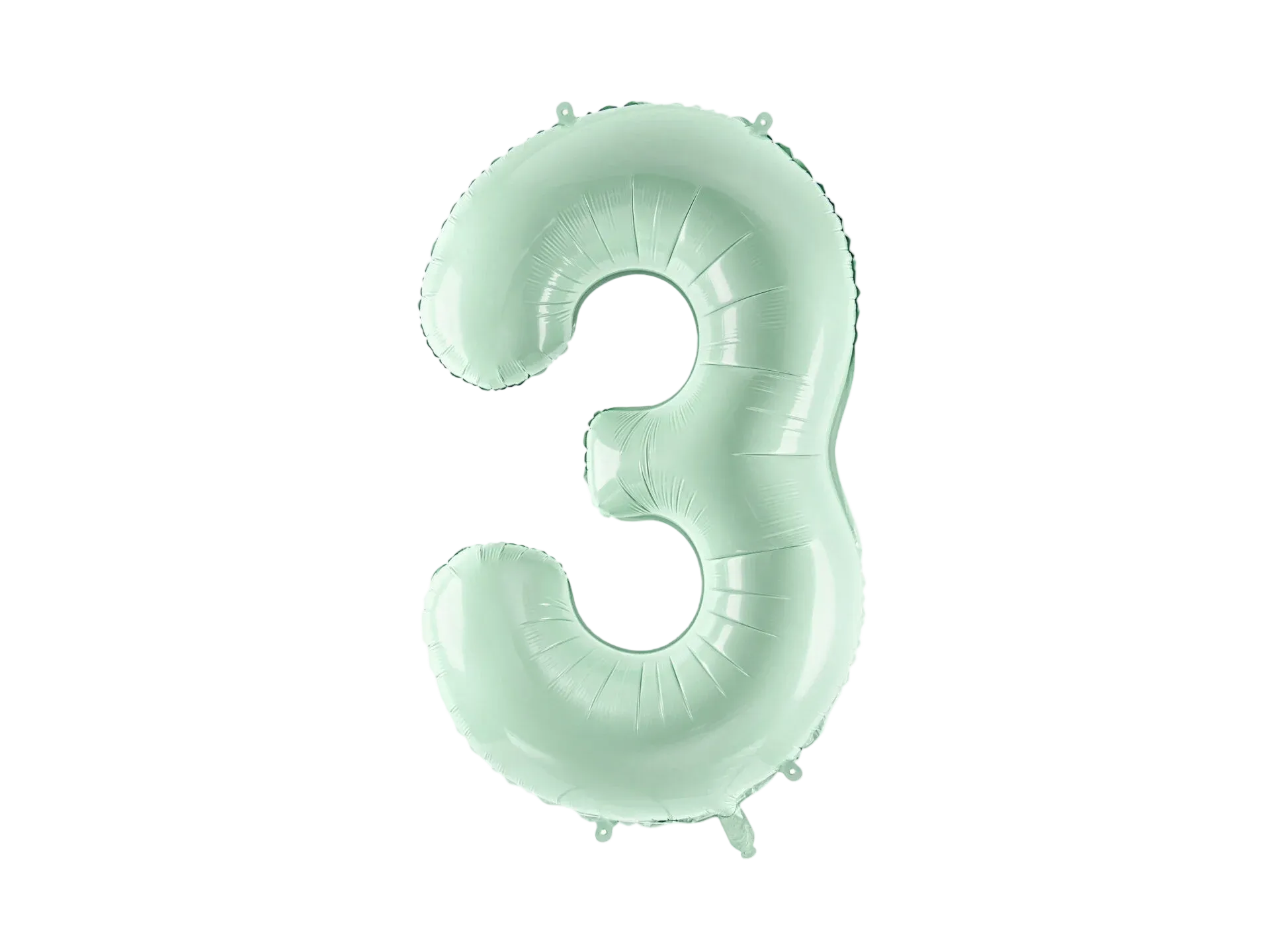 Green Number 3 Foil Balloon, 28in