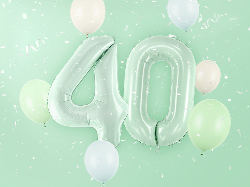 Green Number 4 Foil Balloon, 28in