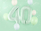 Green Number 4 Foil Balloon, 28in
