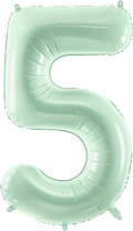 Green Number 5 Foil Balloon, 28in