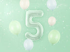 Green Number 5 Foil Balloon, 28in