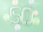 Green Number 5 Foil Balloon, 28in