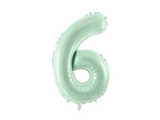 Green Number 6 Foil Balloon, 28in
