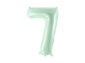 Green Number 7 Foil Balloon, 28in