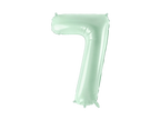 Green Number 7 Foil Balloon, 28in