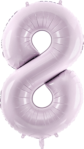 Purple Number 8  Foil Balloon, 28in