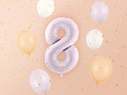 Purple Number 8  Foil Balloon, 28in