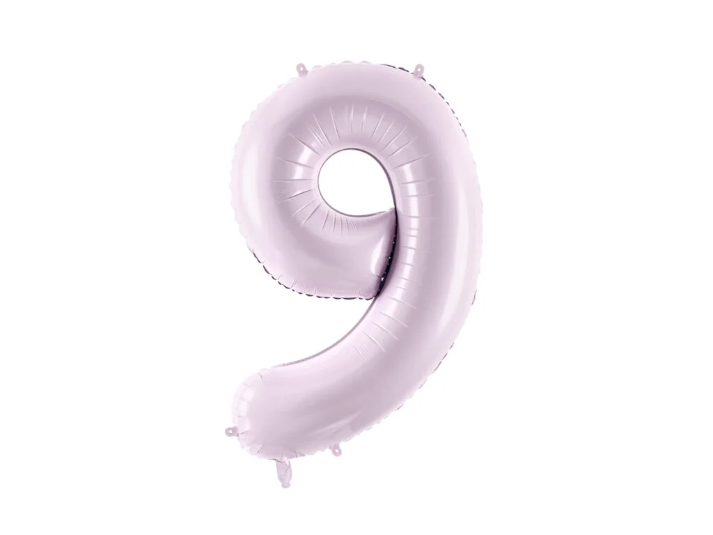 Purple Number 9 Foil Balloon, 28in