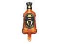Brown Whisky Bottle Foil Balloon, 11in