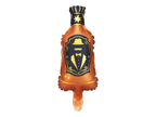 Brown Whisky Bottle Foil Balloon, 11in