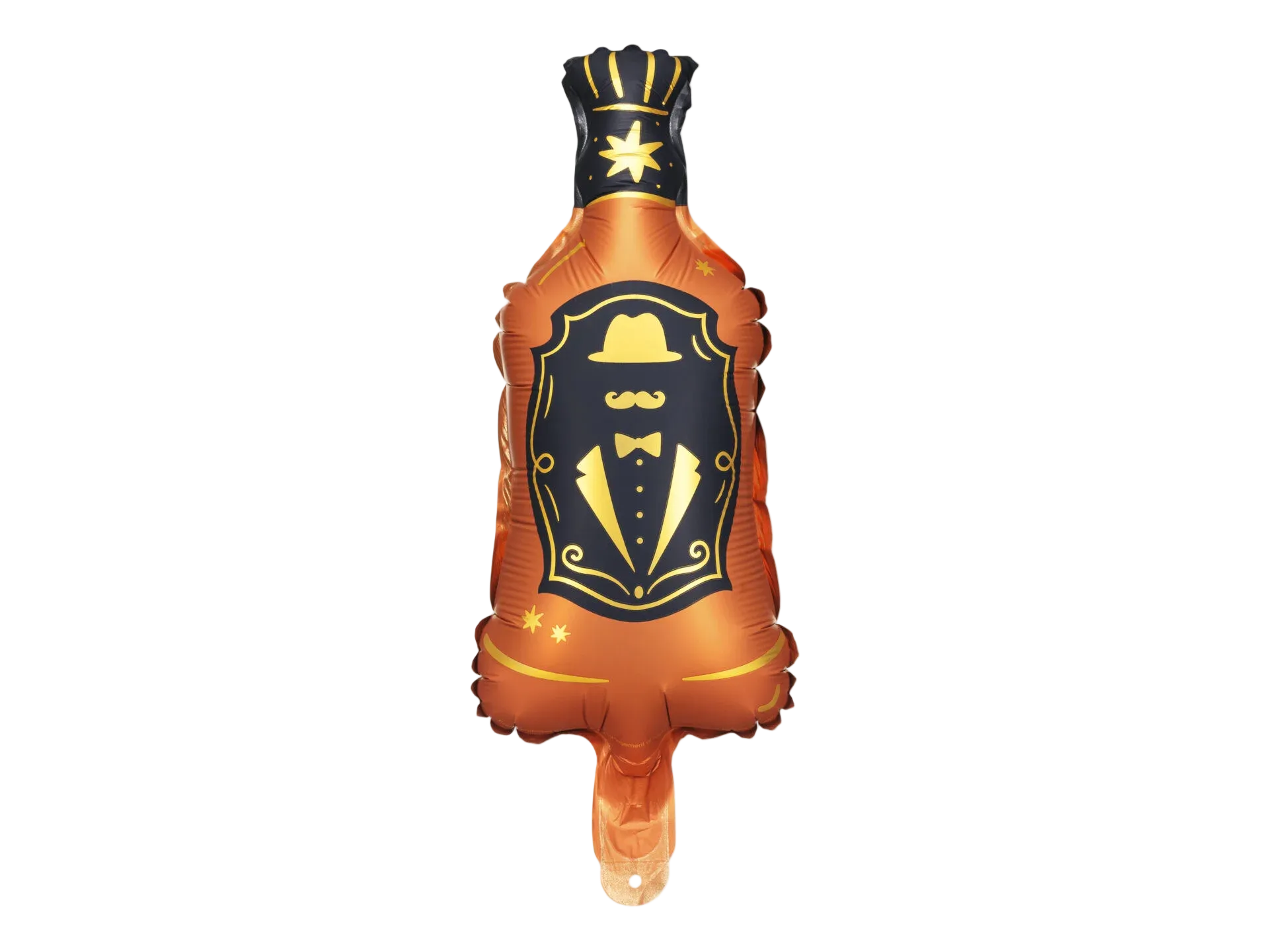 Brown Whisky Bottle Foil Balloon, 11in
