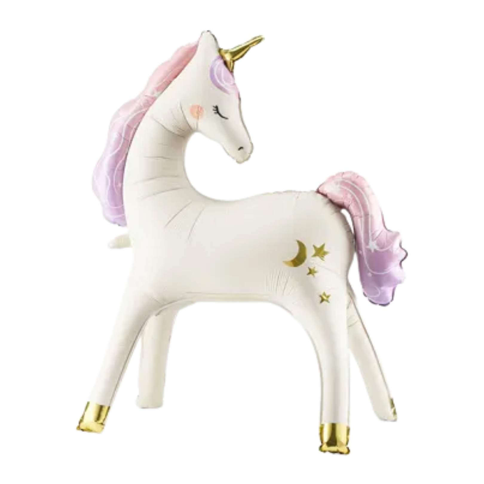 Giant Multicolor Unicorn Foil Balloon, 37in