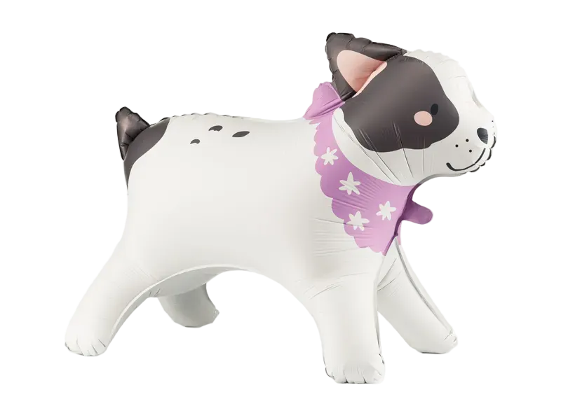 White Bulldog Foil Balloon, 29in