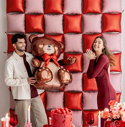 Brown Bear Foil Balloon, 33in