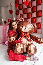 Brown Bear Foil Balloon, 33in