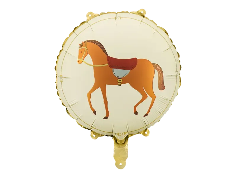 Brown Horse Foil Balloon, 14in