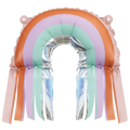 Rainbow with Fringes Foil Balloon, 13in