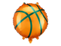 Orange Basket Ball Foil Balloon, 14in