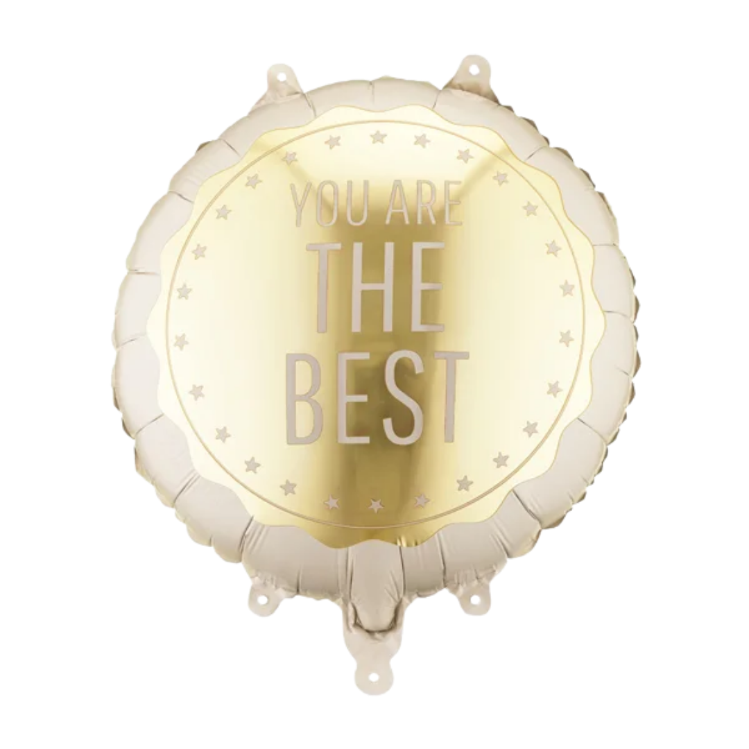 Gold You Are The Best Foil Balloon, 14in