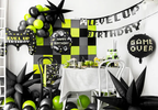 Black Gamer Happy Birthday Foil Balloon, 14in