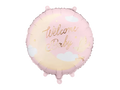 Pink Moon and Sky Welcome Baby Foil Balloon, 14in
