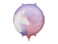 Purple Unicorn Happy Birthday Foil Balloon, 14in