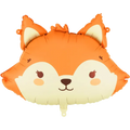 Fox Foil Balloon, 22in
