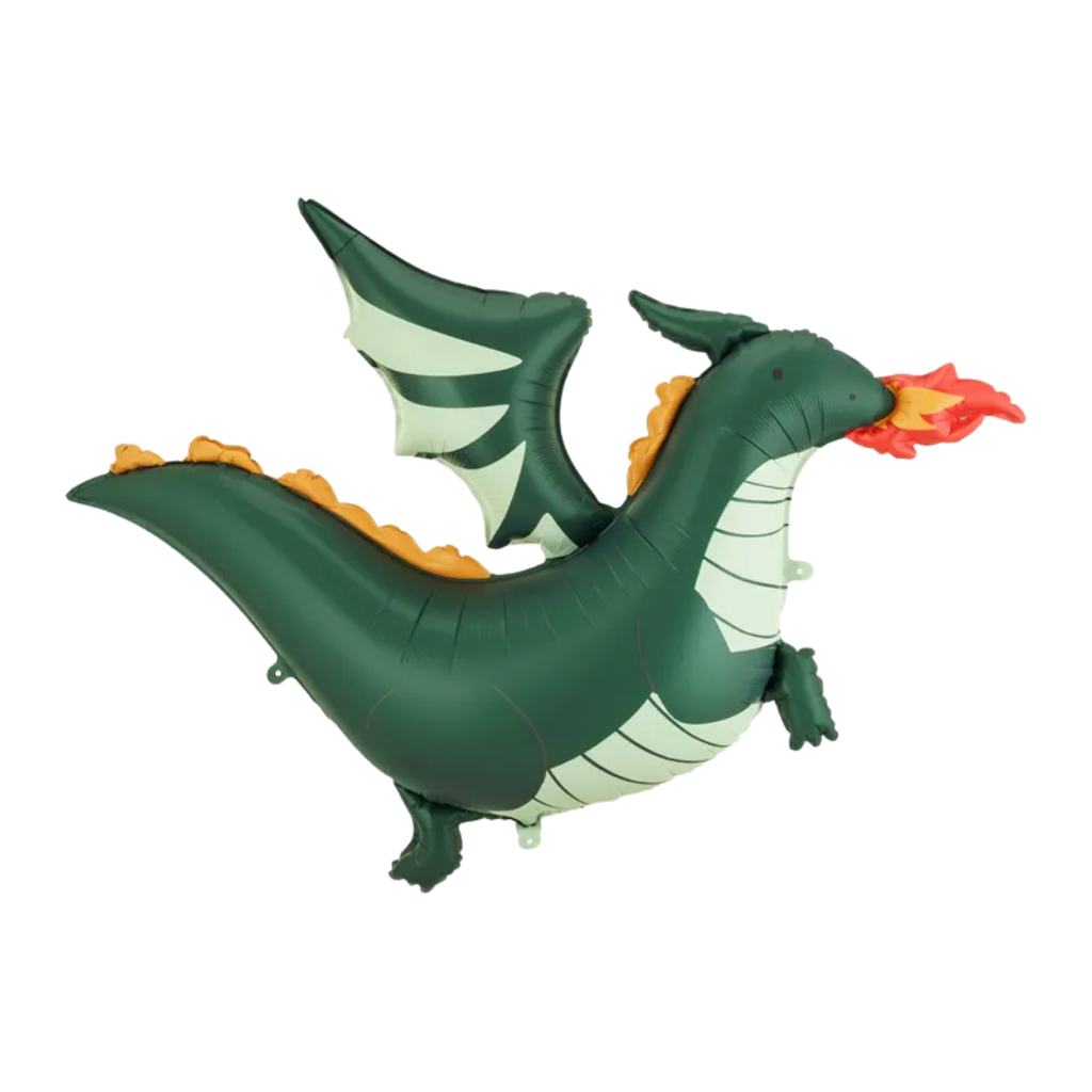 Giant Green Flying Dragon Foil Balloon, 47in