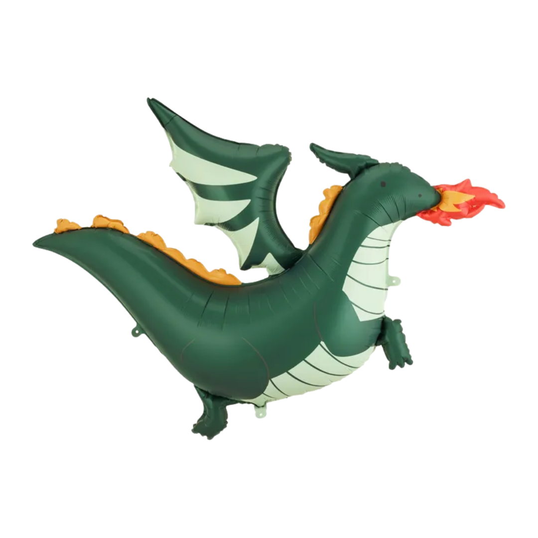 Giant Green Flying Dragon Foil Balloon, 47in