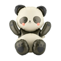Panda Foil Balloon, 28in