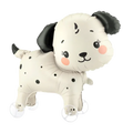 Spotted Dog on Wheels Walking Foil Balloon,  27in