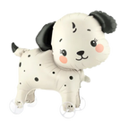 Spotted Dog on Wheels Walking Foil Balloon,  27in