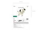 Spotted Dog on Wheels Walking Foil Balloon,  27in